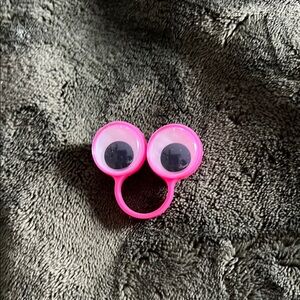 Pink Googly Eye Ring